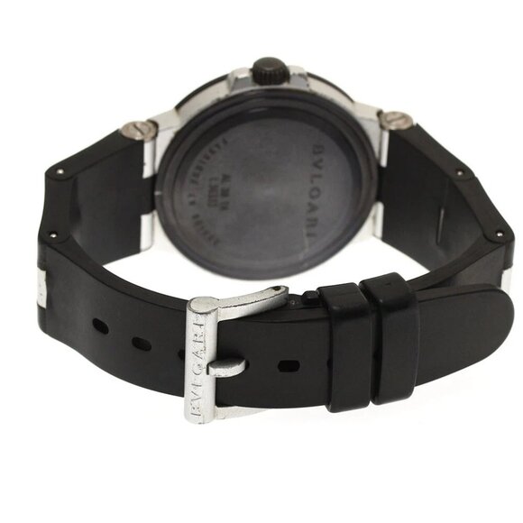 BVLGARI aluminum AL38TA Date Silver Dial Automatic Men's Watch - Picture 3 of 6